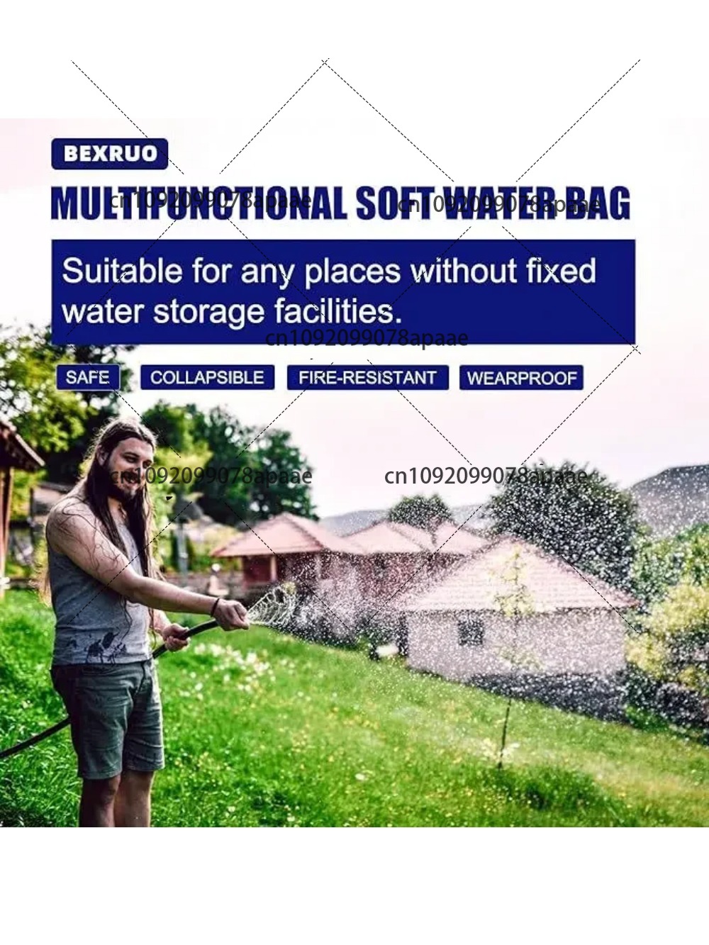 110L PVC Water Storage Bag, Po - Water Bag Collapsible recensione e prezzo