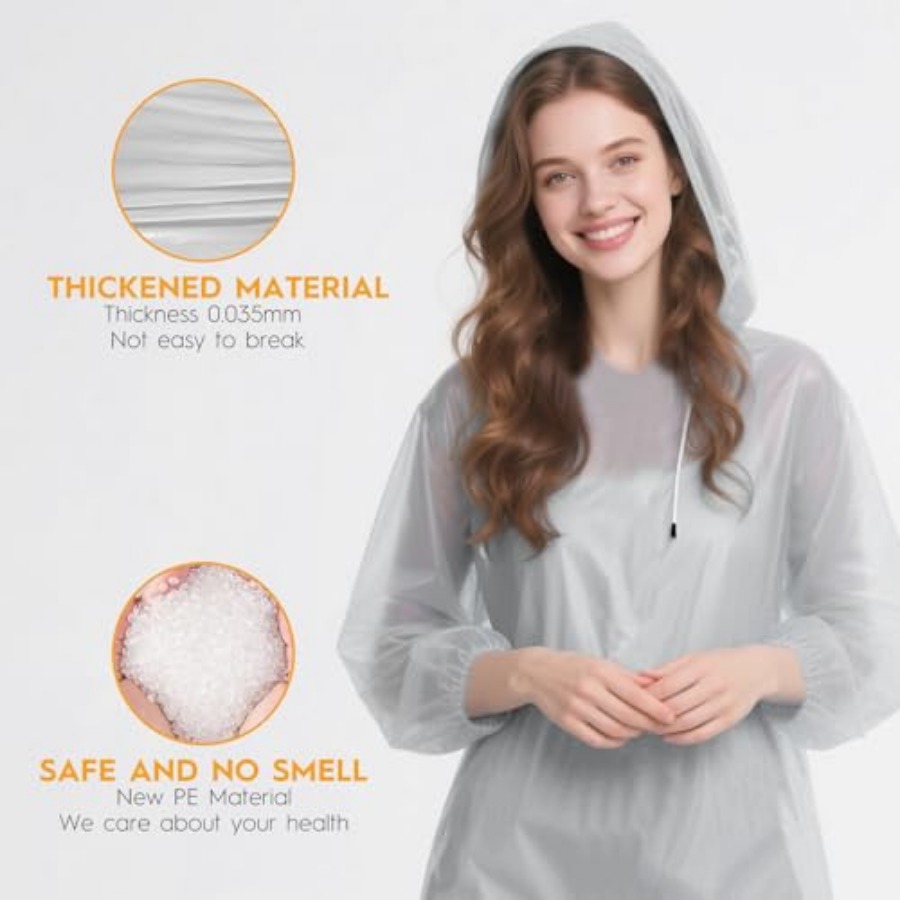 and and Disposable Rain Poncho - Emergency Poncho Rain recensione e prezzo