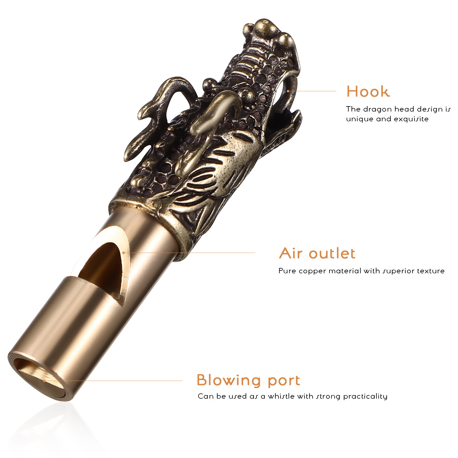 3Pcs Chinese Dragon Whistles B - Emergency Whistle Loud recensione e prezzo